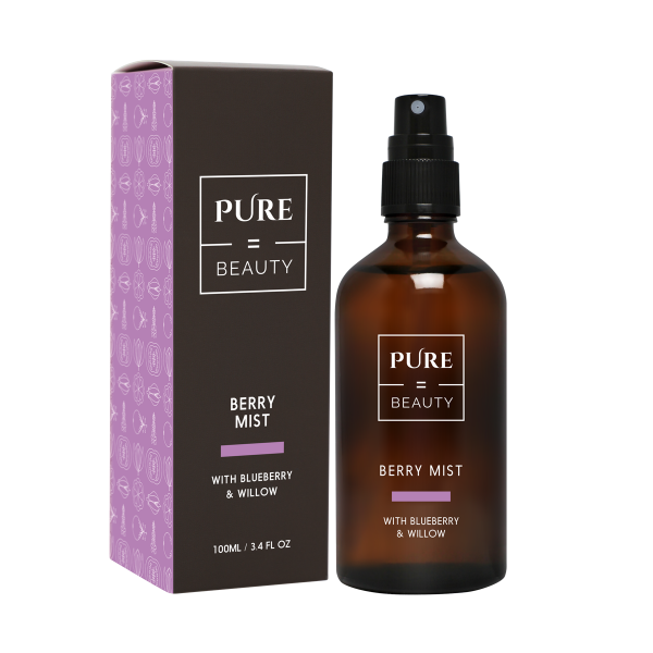 Pure=Beauty Berry Mist mustikka ja pajunkuori kasvovesi