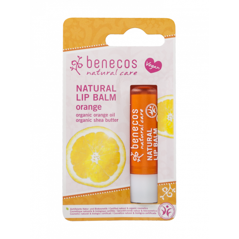 Benecos Natural huulivoide Appelsiini pakkauksella