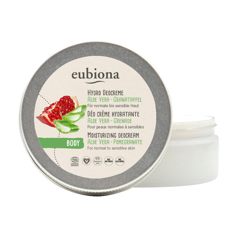 Eubiona deodoranttivoide aloe vera ja granaattiomena, 50 ml