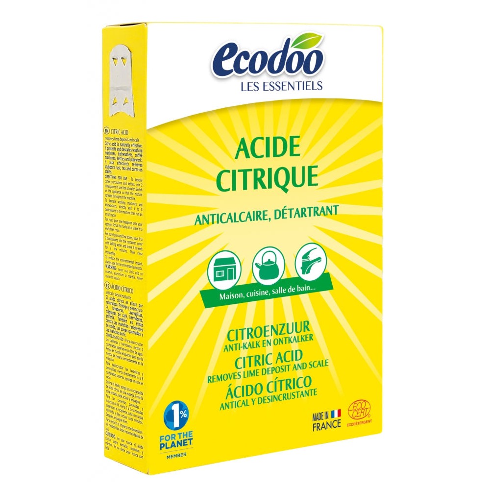 Ecodoo sitruunahappo kalkinpoistoaineeksi 350g